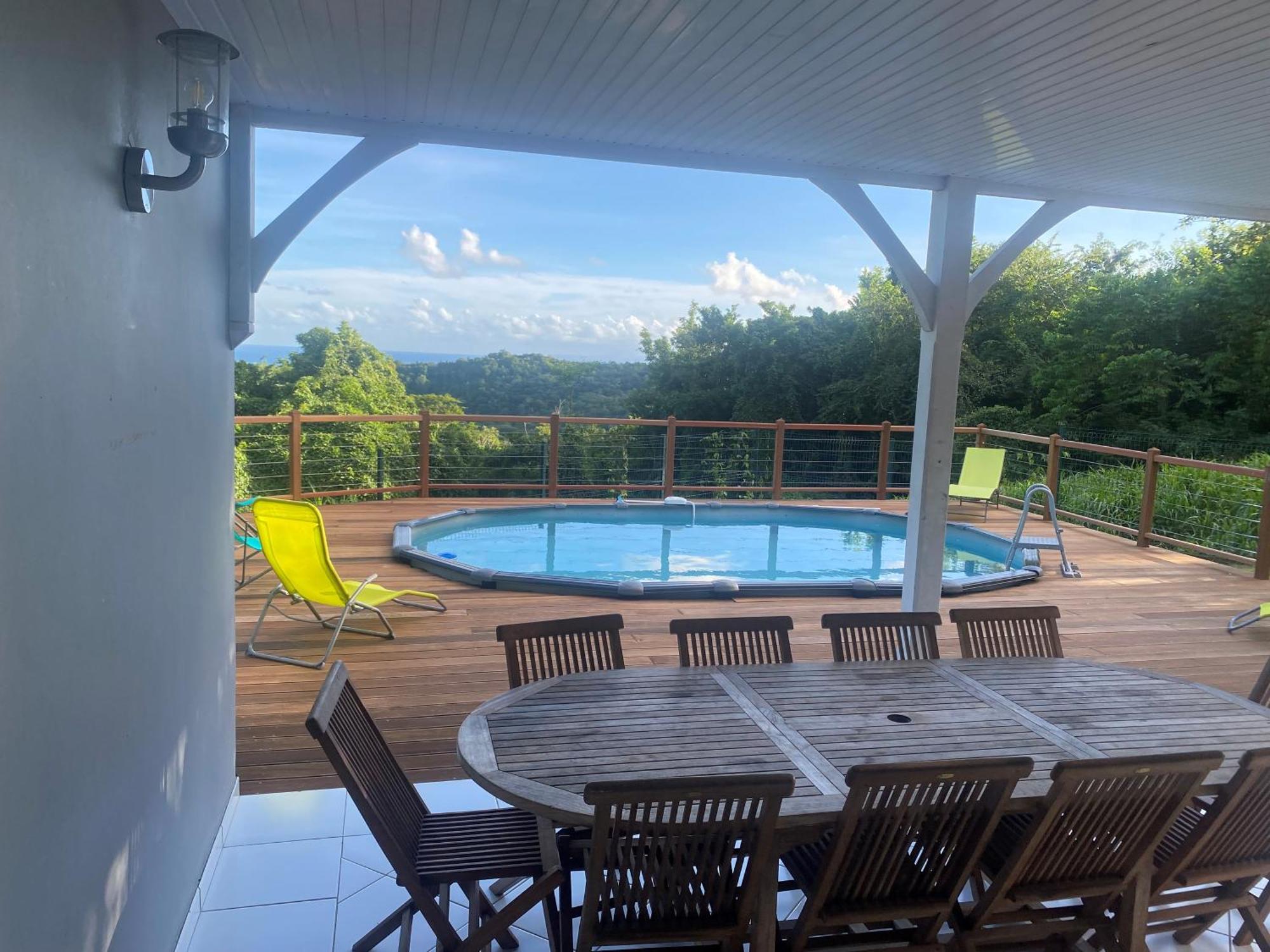 Riviere-Salee Les Terrasses De Maelle - Jolie Villa F4 Vue Mer מראה חיצוני תמונה
