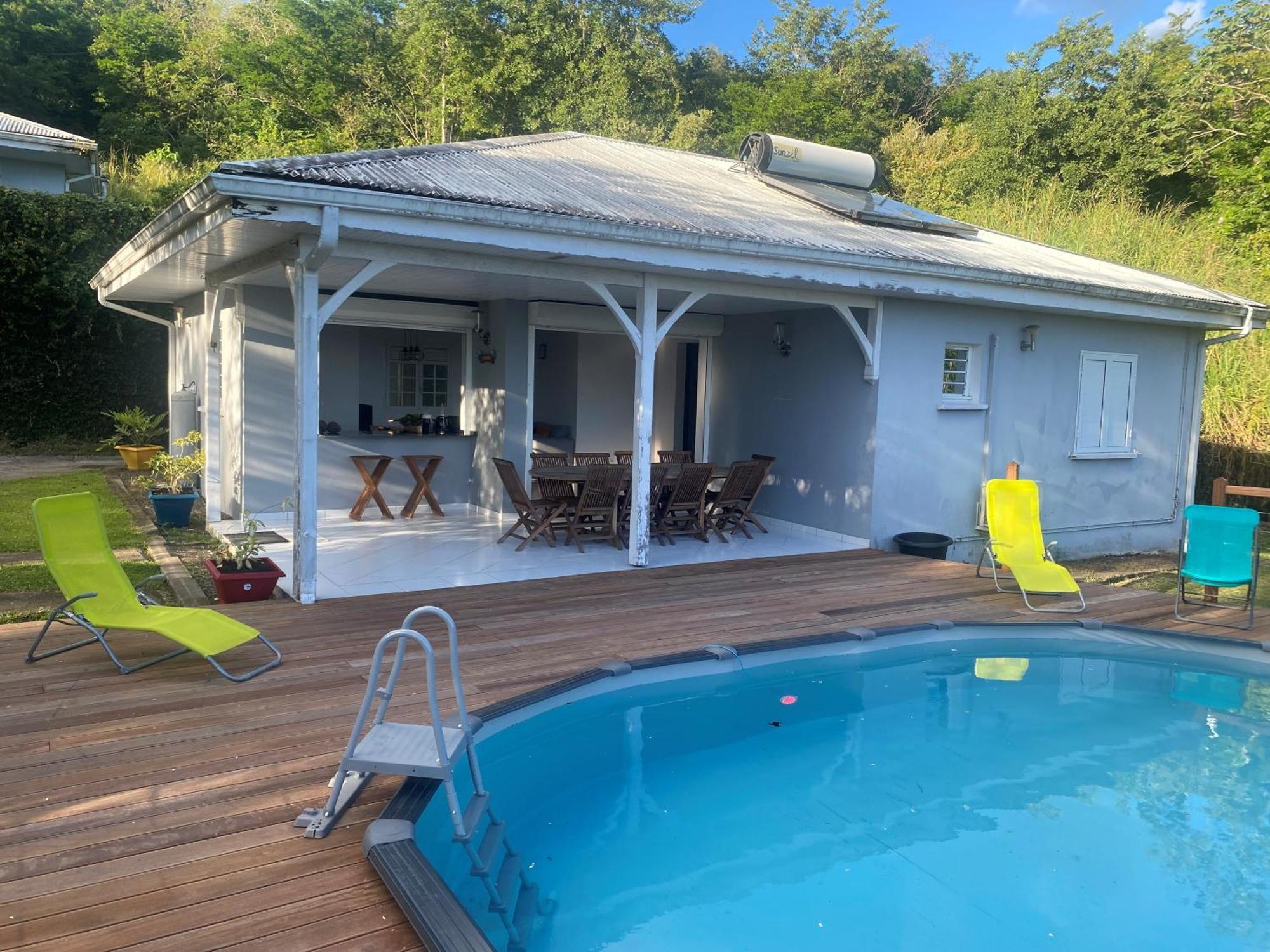 Riviere-Salee Les Terrasses De Maelle - Jolie Villa F4 Vue Mer מראה חיצוני תמונה